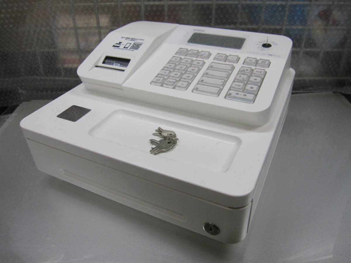 中古美品 ☆ 説明書 鍵一式付属 CASIO カシオ電子レジスター SR-G3 ☆