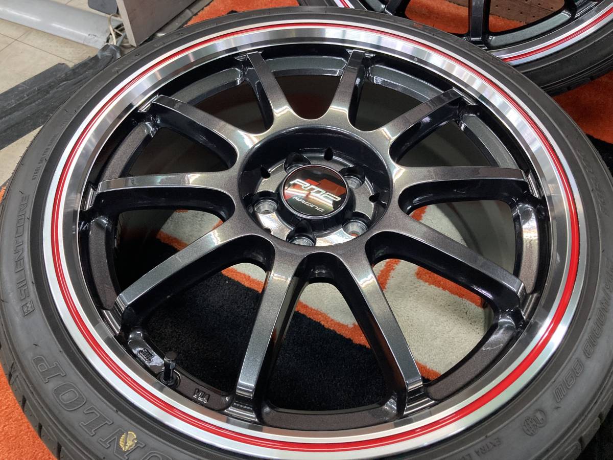 ◇美品!!BRZや86等に♪MID RMP RACING R10◇18インチ 8J+45 100-5H 