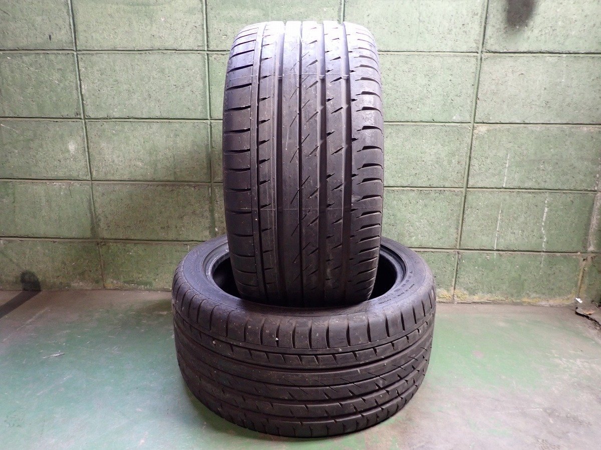 MF6960【送料無料285/35R18】2本 コンチネンタル コンチスポーツコンタクト3 中古夏タイヤ CLSクラス Eクラスなどに