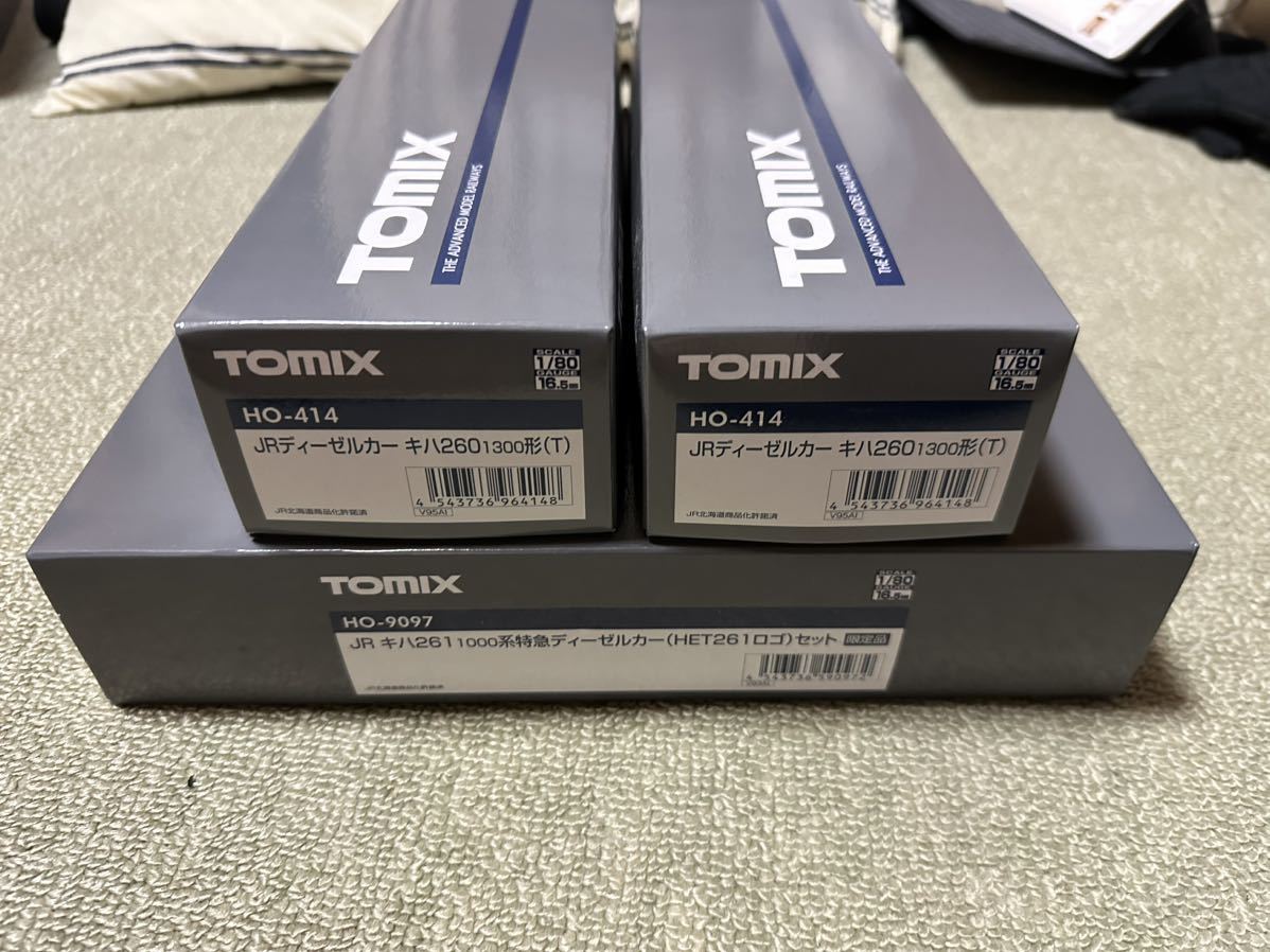 HO-9097 TOMIX キハ261 JR 1000系 HET261ロゴ | セット 限定 HO 基本+