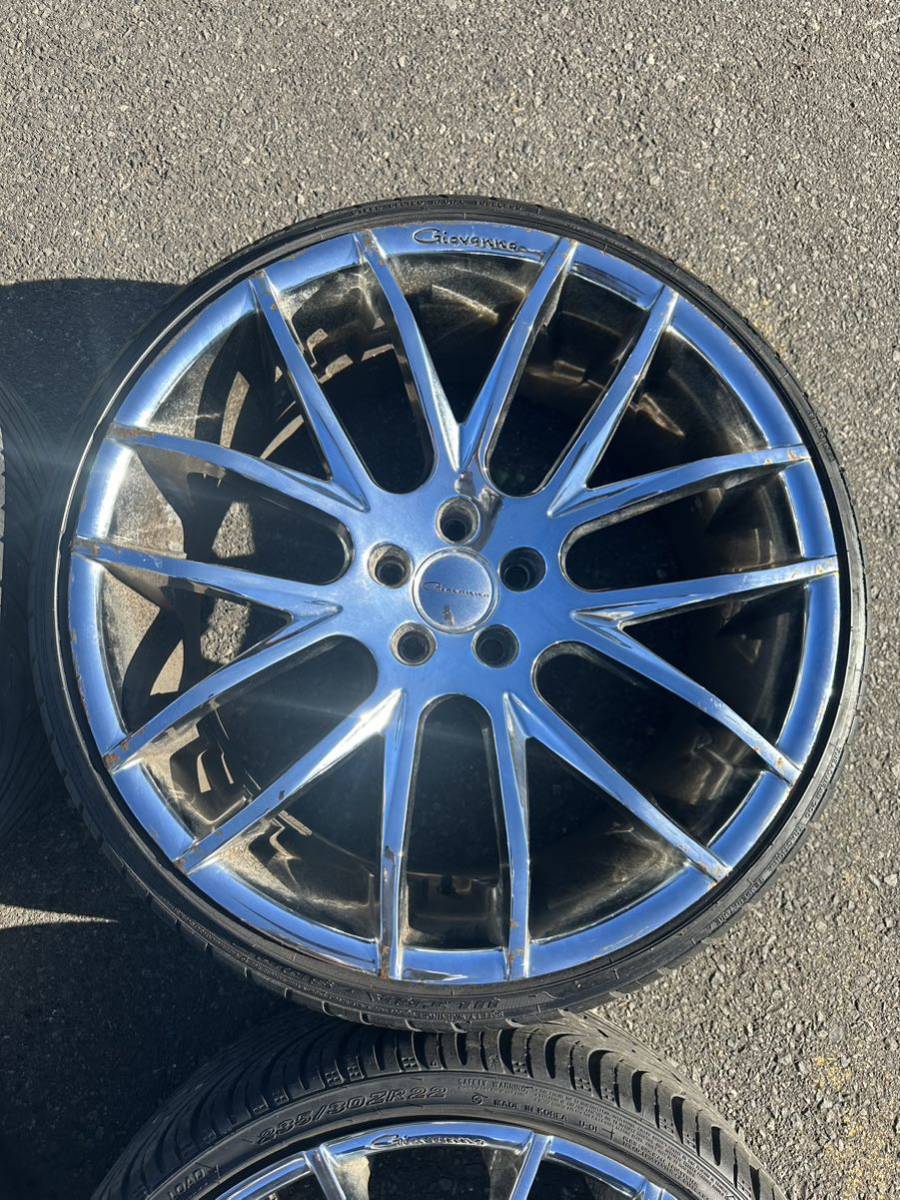 ジオバンナ 22インチホイール ※4本タイヤ付｜自動車・オートバイ