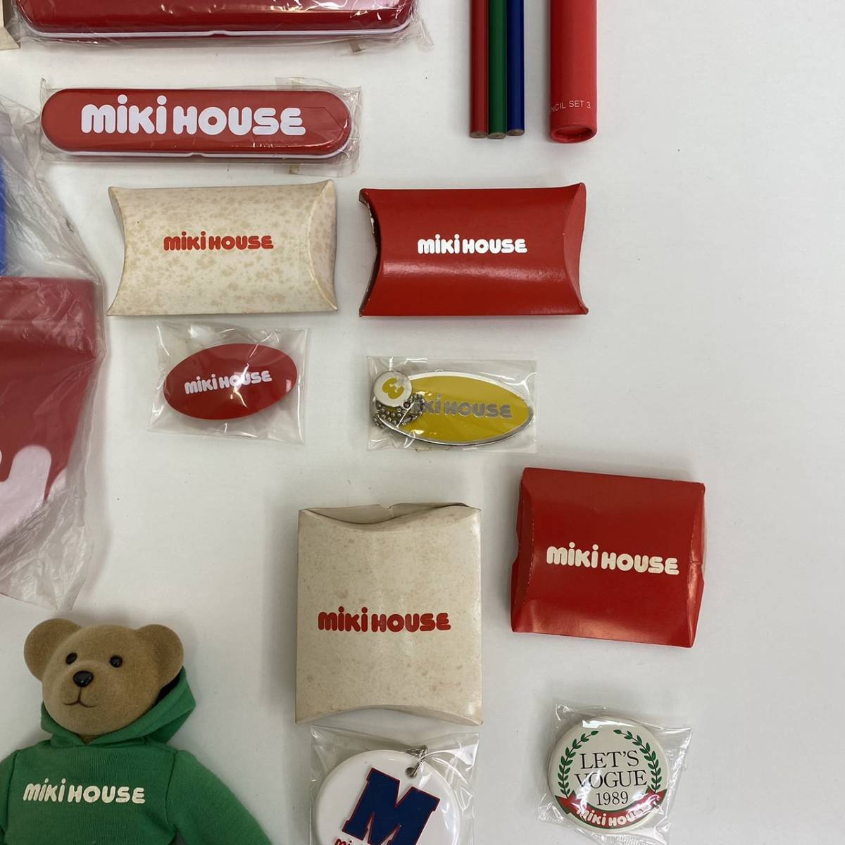23B0227 ミキハウス mikihouse グッズ まとめ セット クレヨン 筆箱