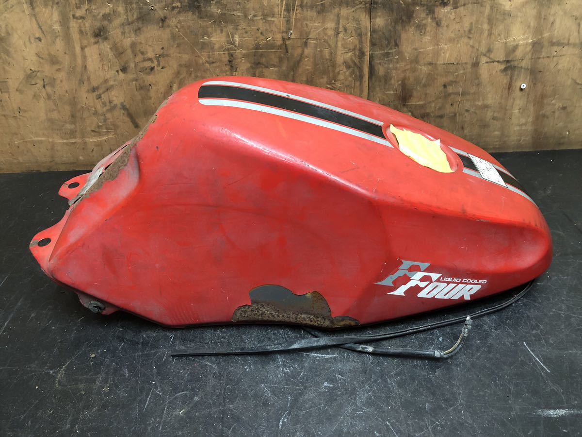 スズキ　gf250 燃料タンク スズキ GF250 GJ71C 純正 ガソリンタンク 赤 燃料コック 燃料計