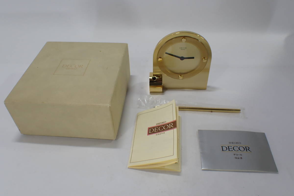 SEIKO DECOR ワールドタイム タッチセンサー 動作品 インテリア小物