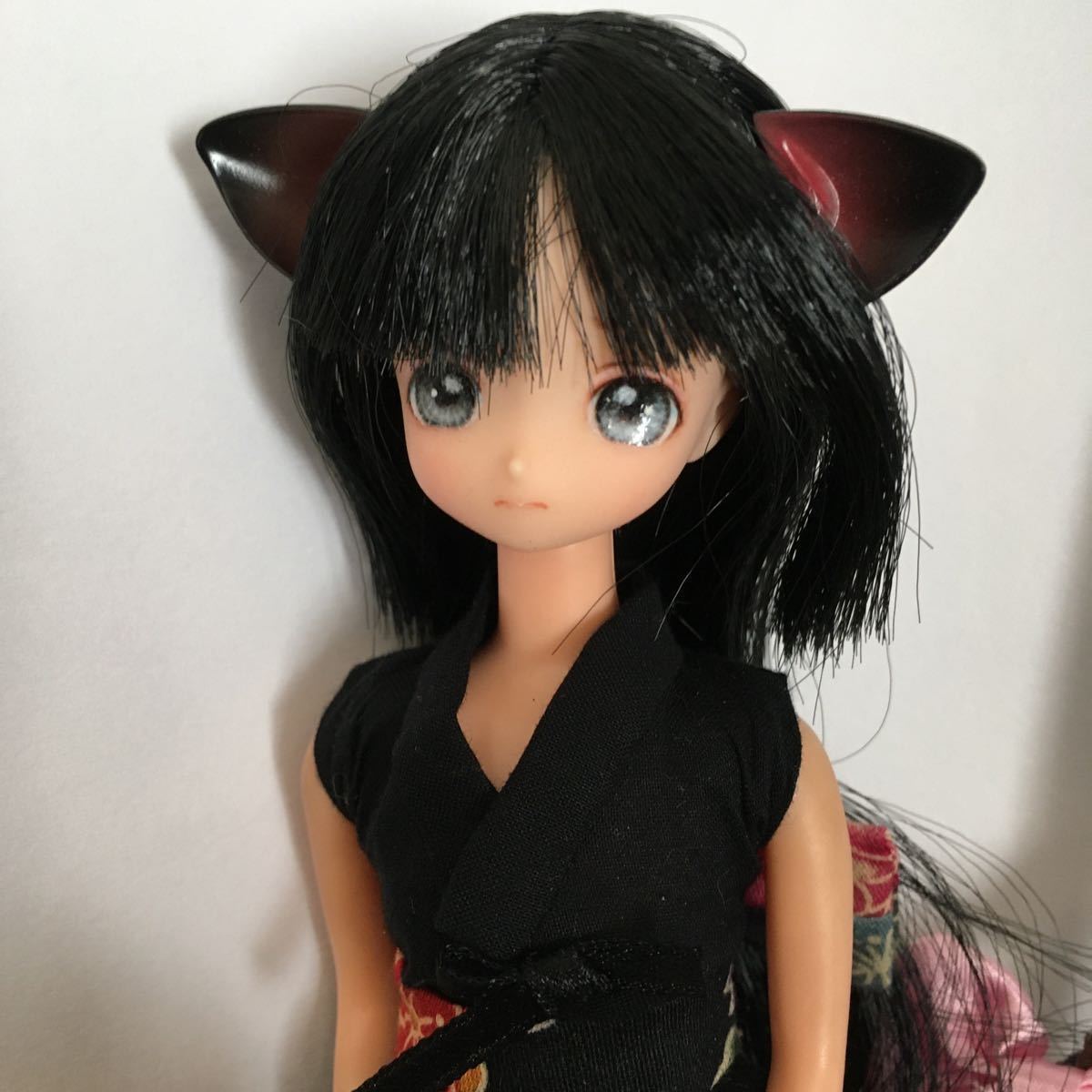 1/6 カスタムヘッド 猫忍者衣装 ピュアニーモ リカちゃんボディ 中古品 