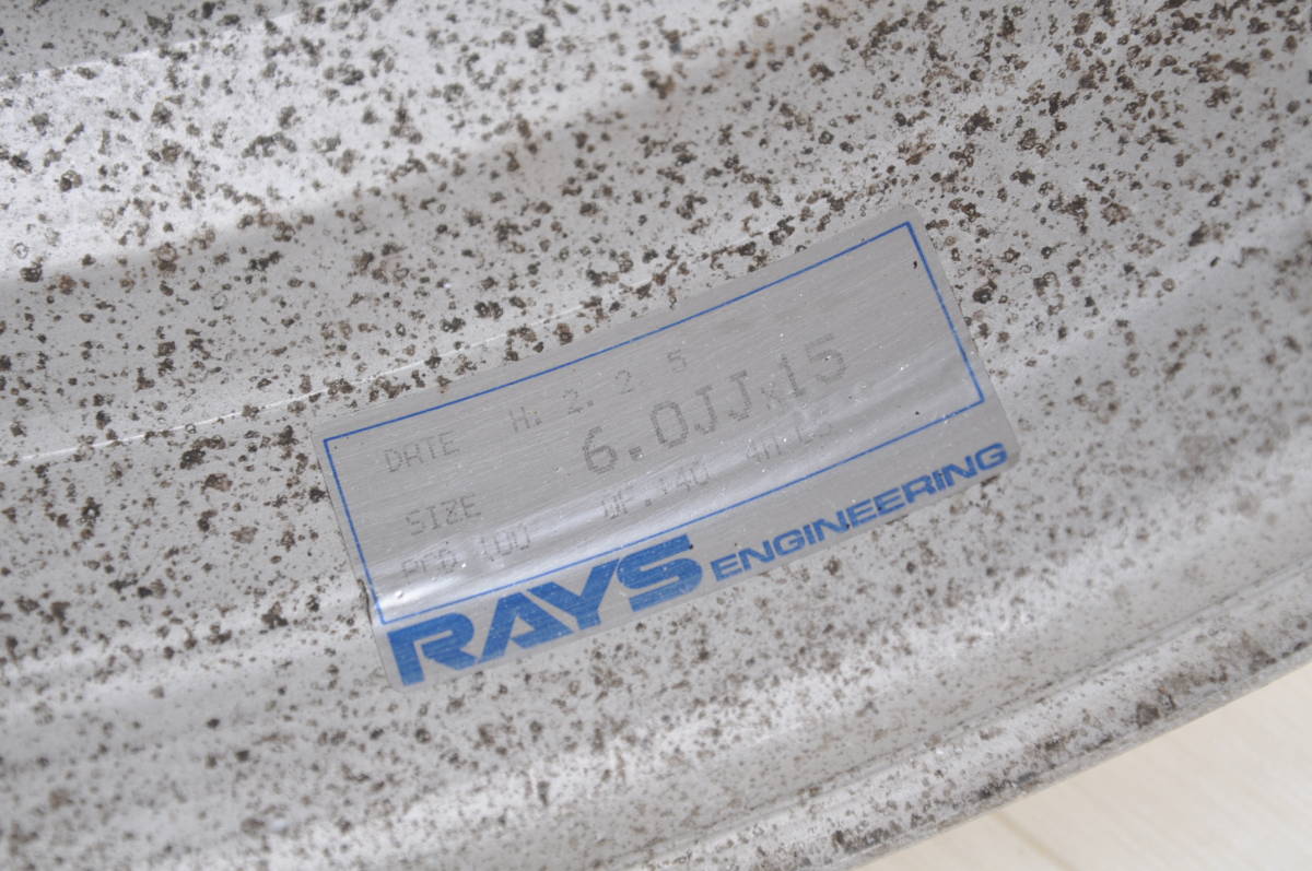 PCD100 4穴 当時物 RAYS VOLK RACING GR