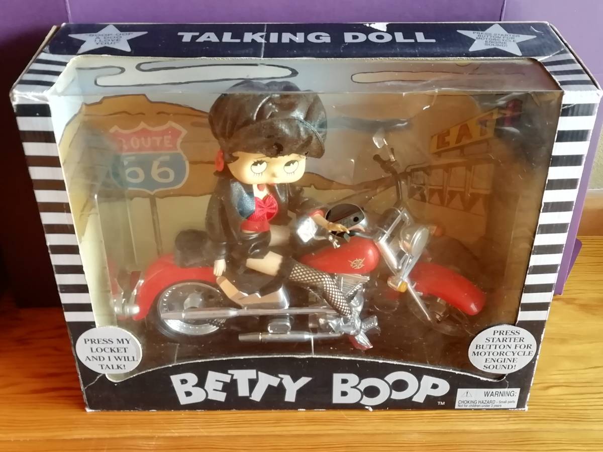 ☆BETTY BOOP DOLL 「ベティちゃん バイク トーキング ドール
