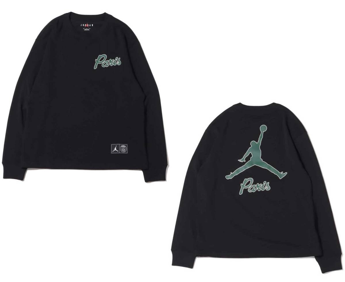 ナイキ ジョーダン パリ・サンジェルマン ロングスリーブ Tシャツ M 