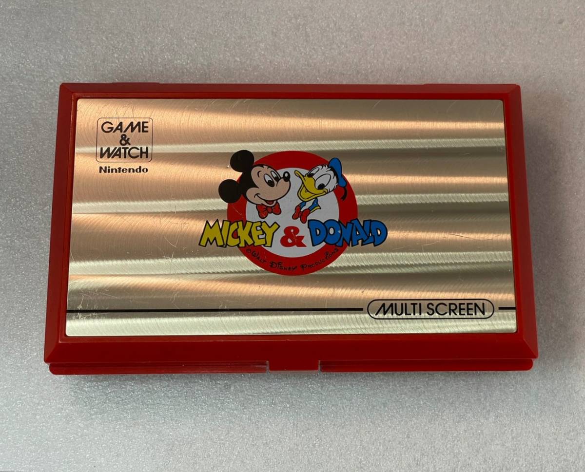 ゲームウォッチ ミッキー&ドナルド MICKEY & DONALD 即決 画面良好