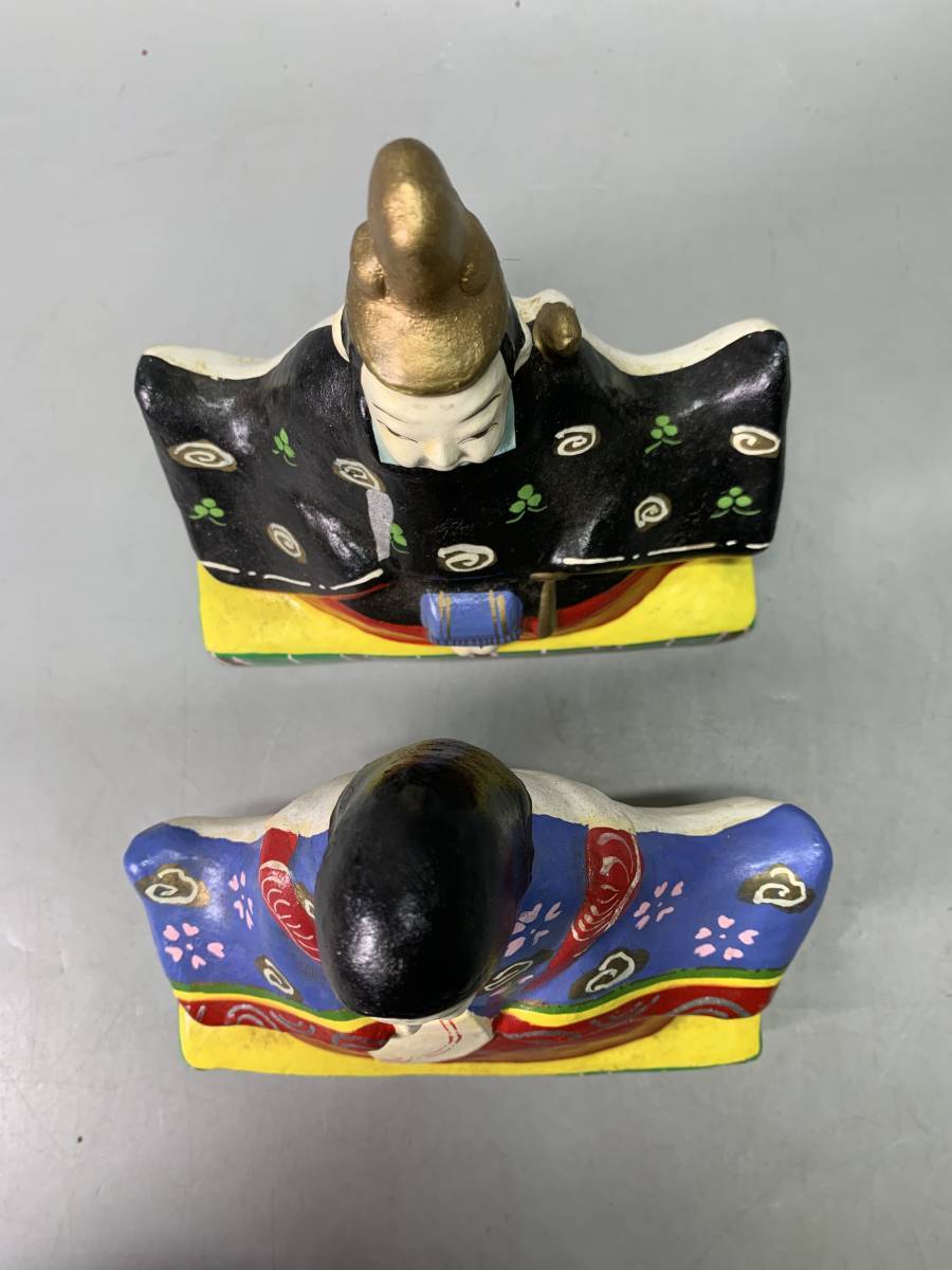 2＃A/0471 郷土玩具 伝統工芸 工芸美術 時代物 古い雛人形揃 土天神