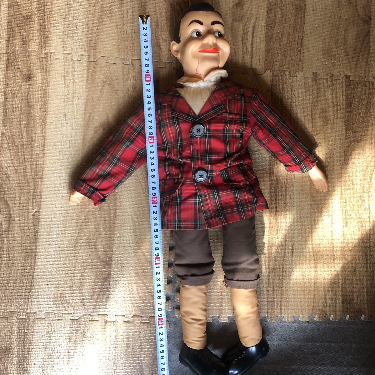 腹話術人形 チャーリー君 口パク 昭和レトロ(キャラクター  