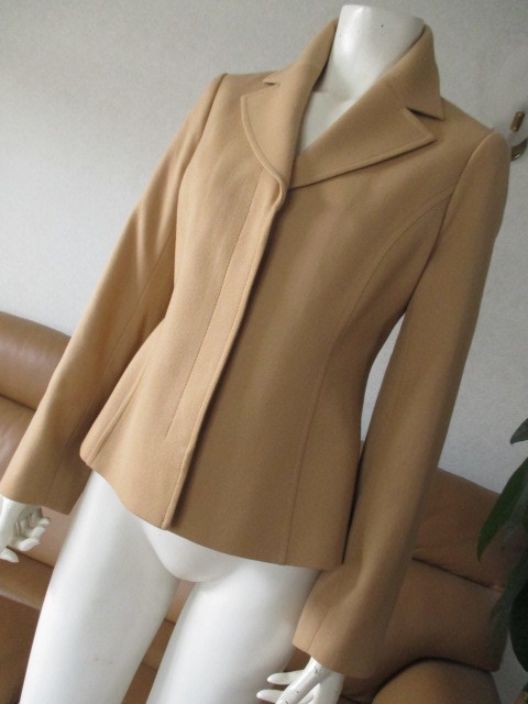 EPOCA エポカ★新品同様★上品デザイン★カシミヤ混★美スタイルジャケット★M