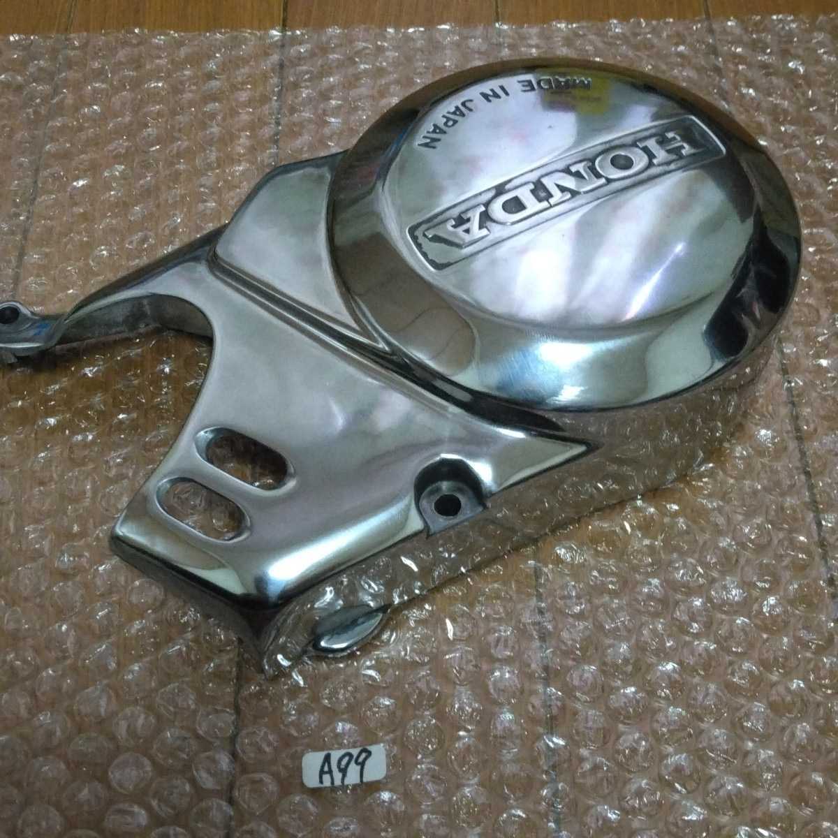 武川　ジェネレーターカバー メッキ　モンキー ゴリラ ダックス シャリー A99ワンオフ加工！武川風！ジェネレーターカバー ホンダ純正 当時物