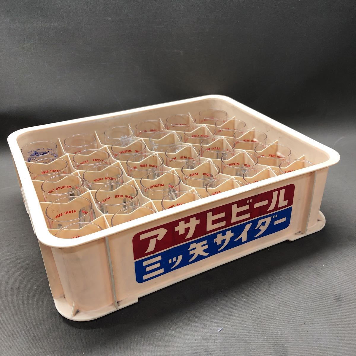 N 439 [ アサヒビール 三ツ矢サイダー プラケース グラス 30個 セット 