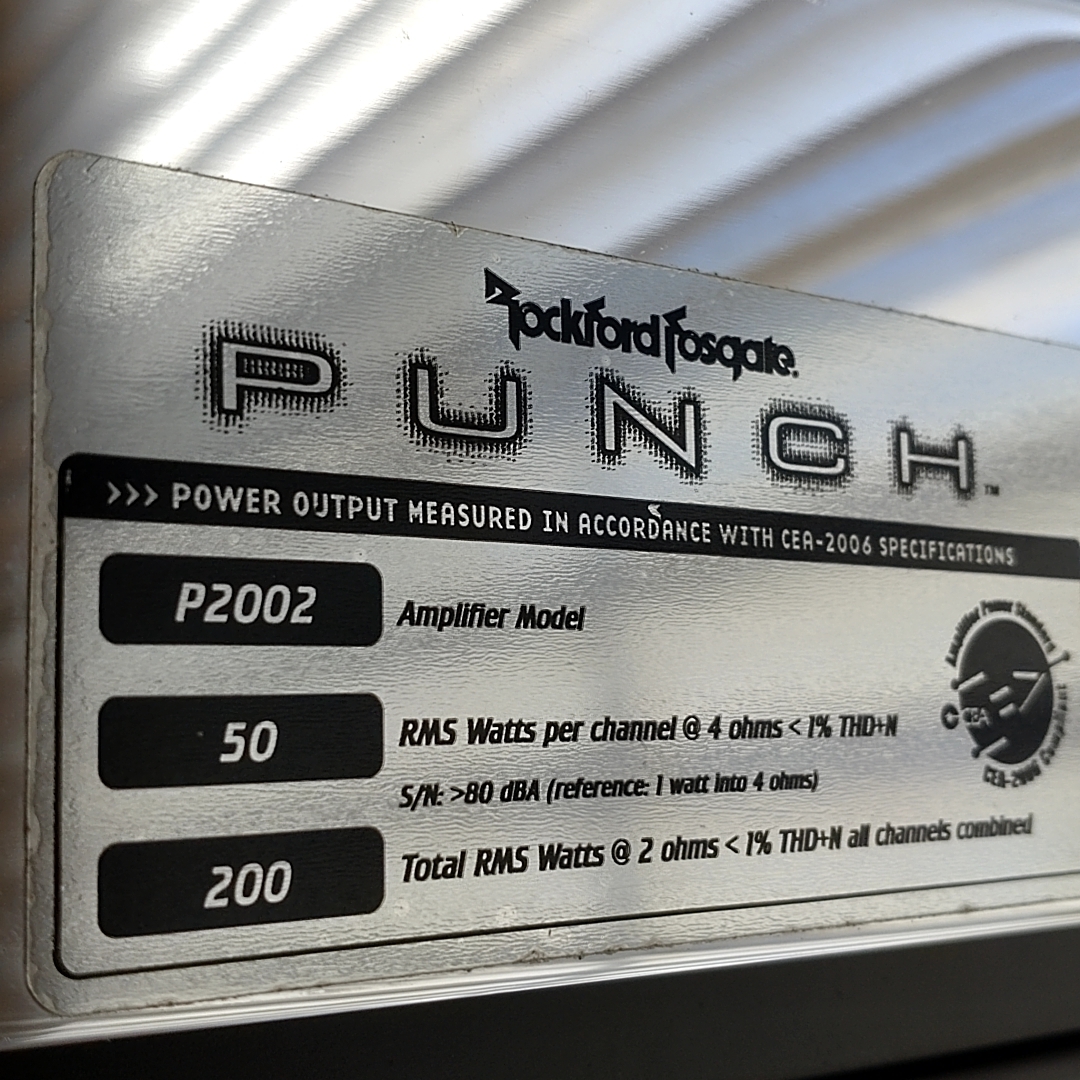 ロックフォード RockFord パワーアンプ Punch P2002 ベース 