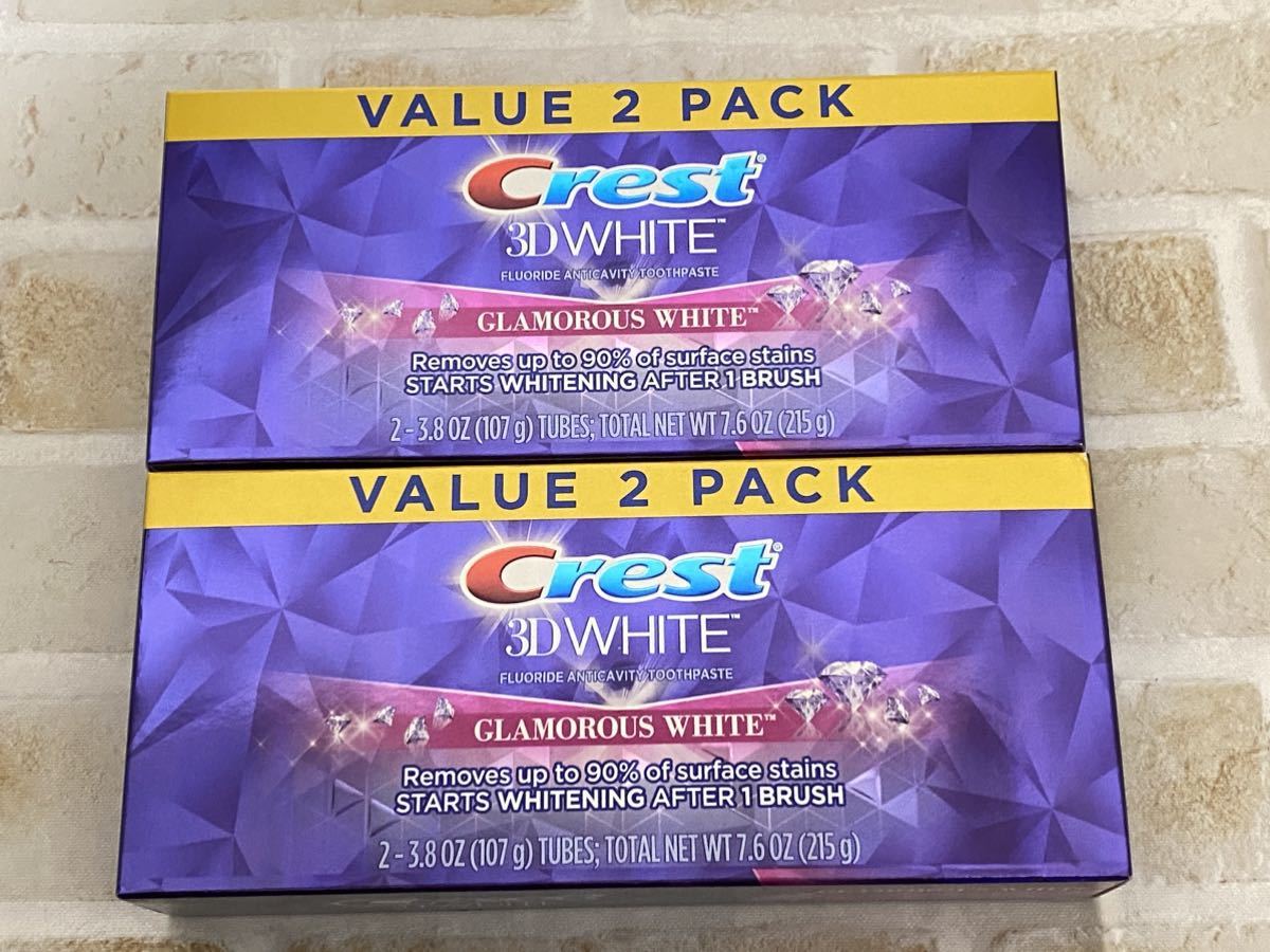 【新作入荷，限定SALE】 Crest 3D GLAMOROUS MINT 歯磨き粉 4本 クレスト3D グラマラスミント まとめ売り オーラルケア 107g 口臭防止 ホワイト(歯磨き粉)｜売買されたオークション情報、yahooの商品情報をアーカイブ公開 - オ 歯磨き粉