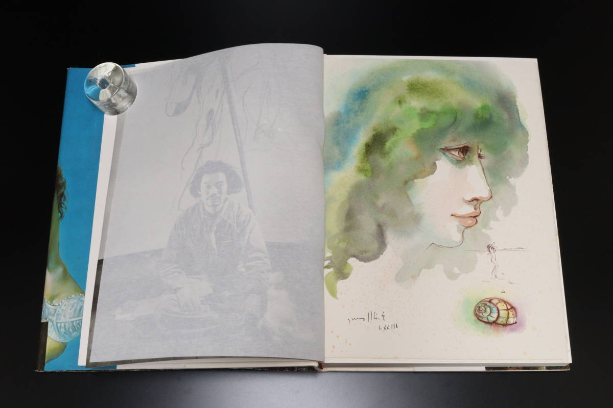 昭和49年 古沢岩美画集 愛蔵版 水彩1葉 版画1葉付 限定100部の内第94番