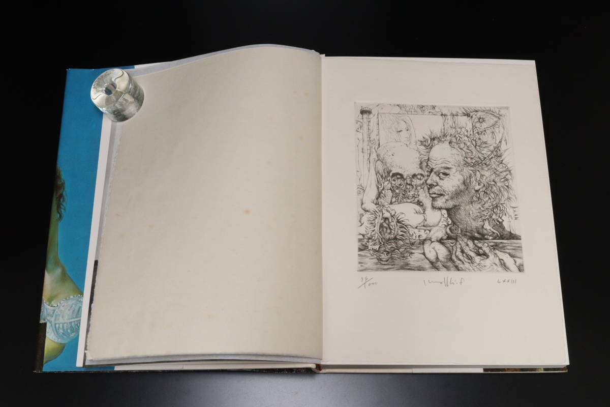 昭和49年 古沢岩美画集 愛蔵版 水彩1葉 版画1葉付 限定100部の内第94番