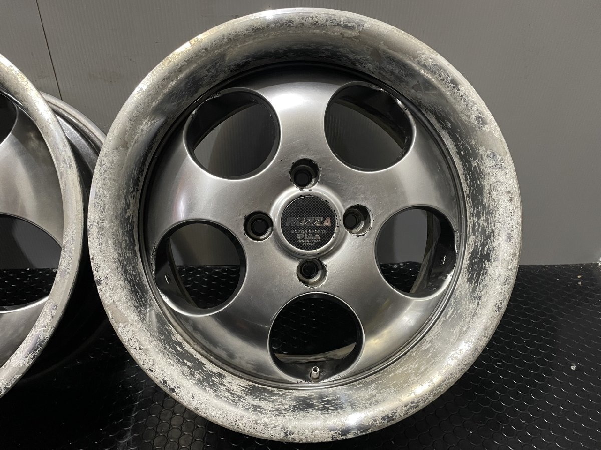 PIAA ROZZA ピア 社外ホイール 15インチ 4本 7J4HPCD100+35 深リム  