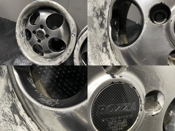 PIAA ROZZA ピア 社外ホイール 15インチ 4本 7J4HPCD100+35 深リム  