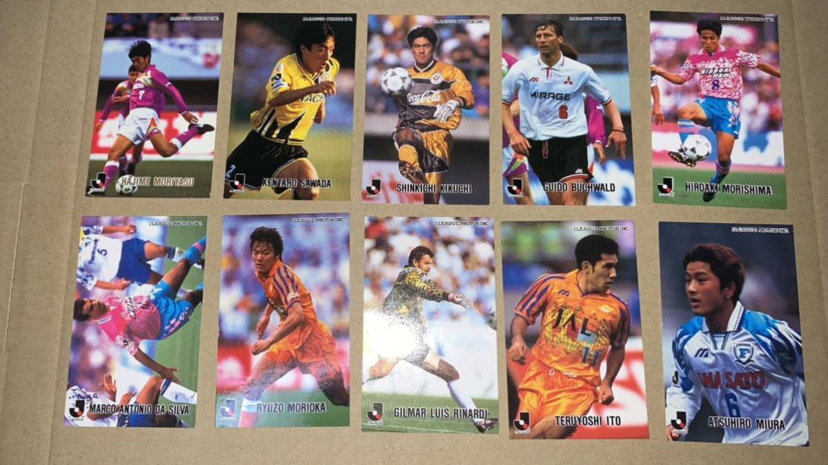 カルビー Jリーグチップス サッカーカード 93年 94年 96年、 カード 