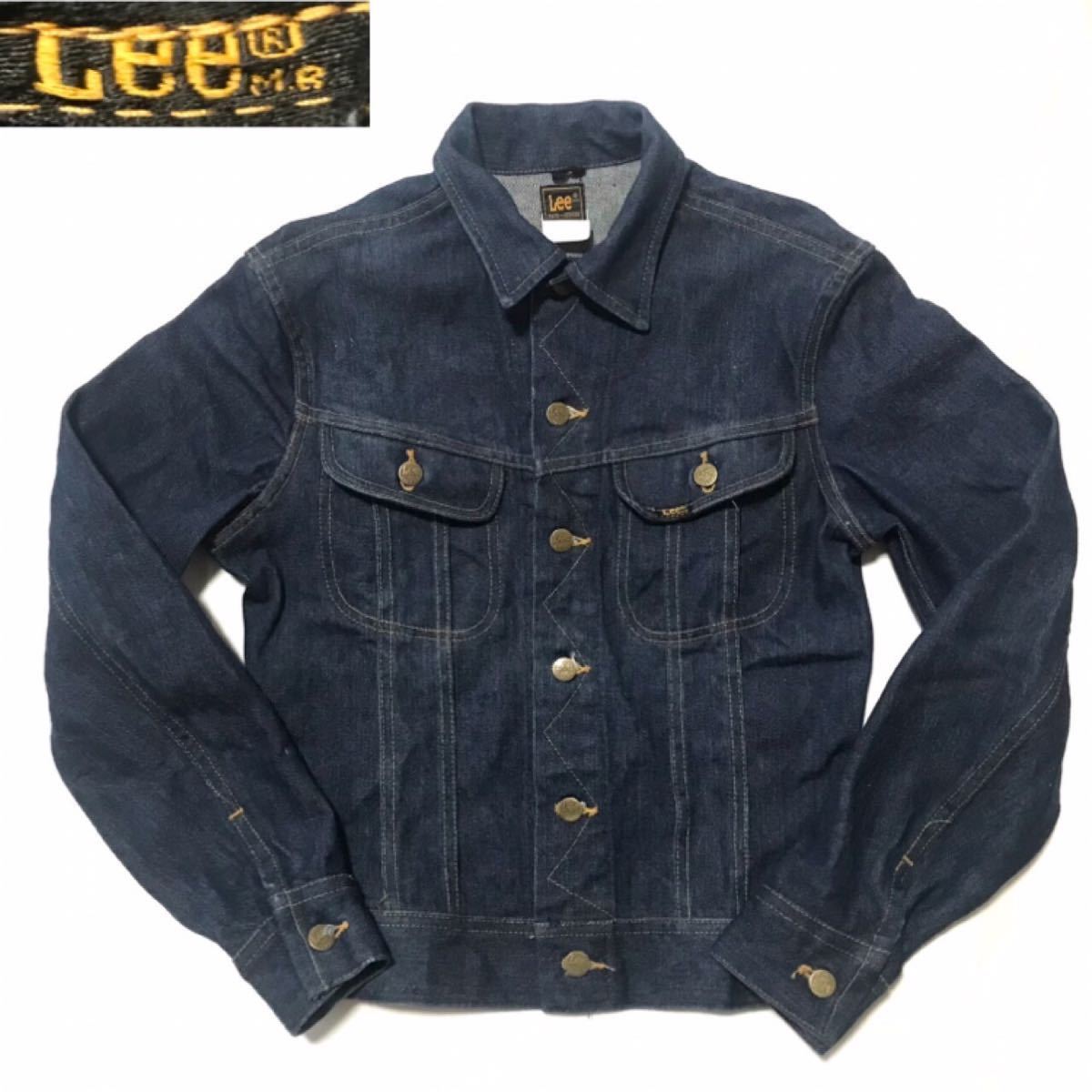 漢のこだわりの1枚! 70s 2ウォッシュ程 Lee リー　RIDERS 101J Gジャン ビンテージ メンズ S USA製 36ロング デニムジャケット 820