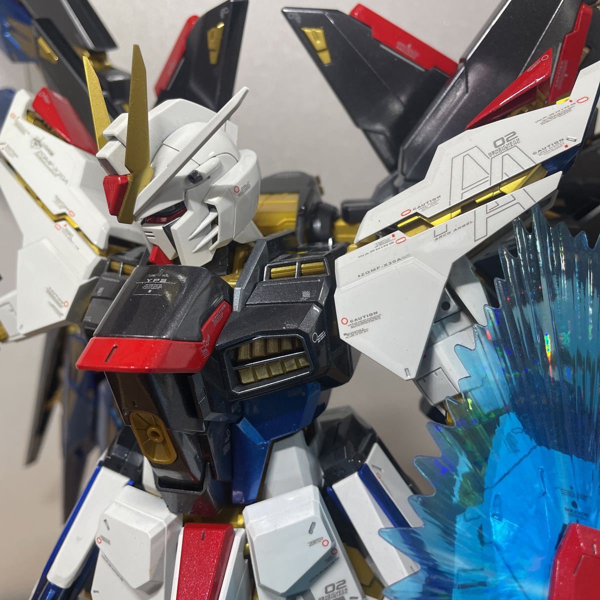 □PG 1/60 ストライクフリーダムガンダム 塗装済み完成品□(完成品