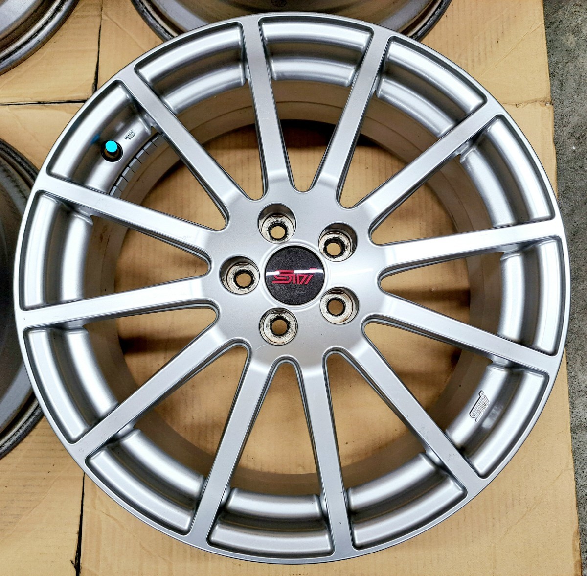 18インチ STI ホイール スバル スバル純正OP 7.5J+55 STI 純正 