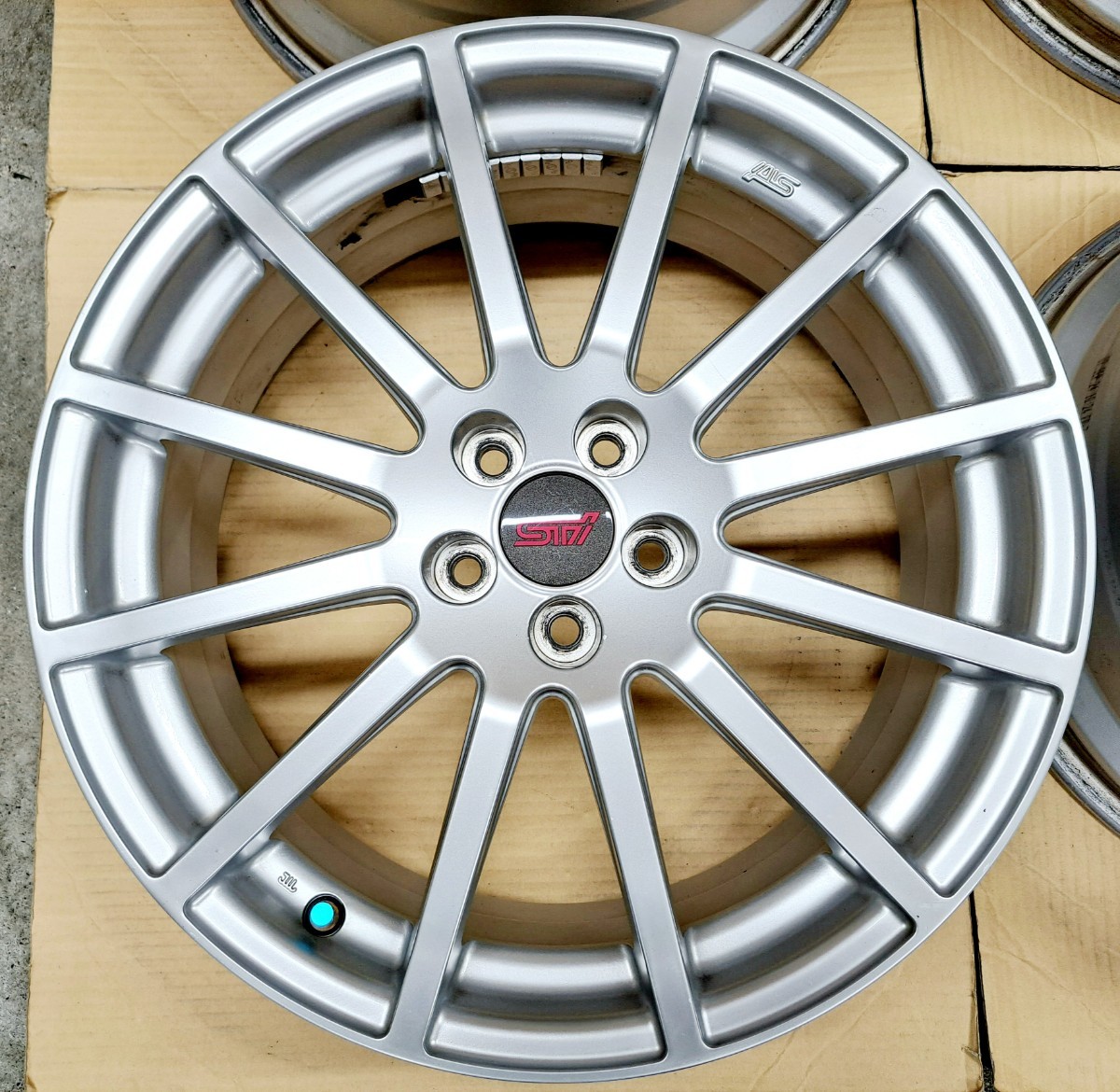 18インチ STI ホイール スバル スバル純正OP 7.5J+55 STI 純正 