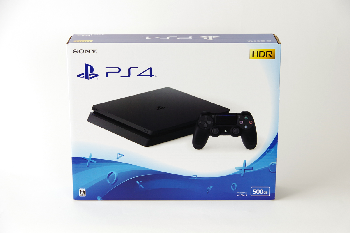 【中古】【美品】PlayStation 4 ジェット・ブラック 500G　CUH-2200A　B01