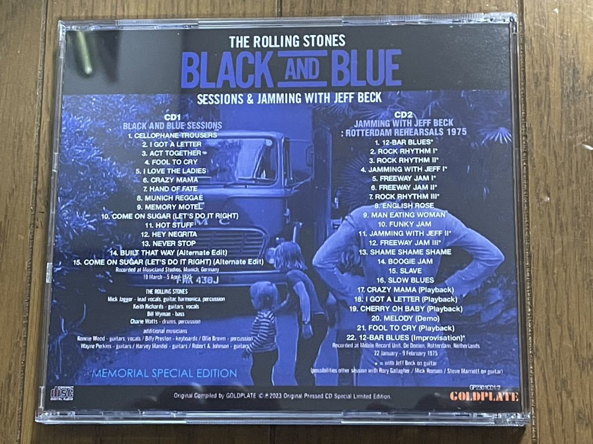 ◇ ROLLING STONES / BLACK AND BLUE SESSIONS & JAMMING WITH JEFF BECK / 2CD / GOLDPLATE【送料無料】 ◇_2