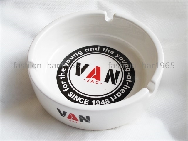 VAN JACKET1960年代後期ノベルティ灰皿大変貴重！ 希少☆VAN JAC ベルソンジャパン☆丸VAN SINCE 1948 陶器トレー