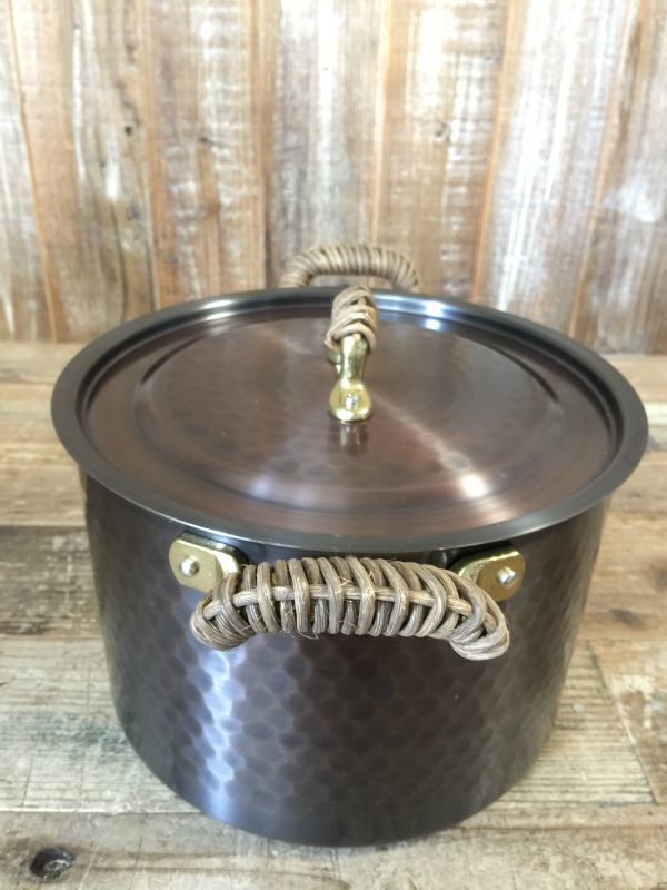 3/19R1si HOME WARE☆COPPER100☆VAIN QUEUR☆ヴァンクール☆純銅煮込