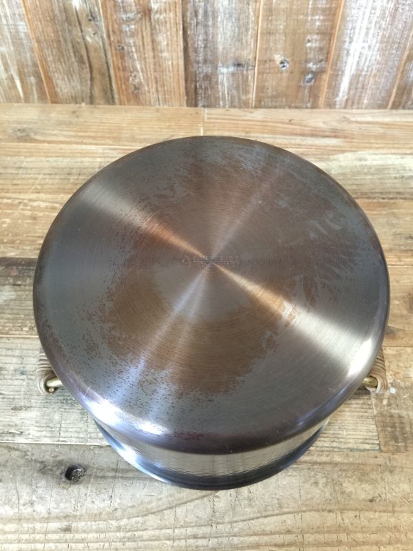 3/19R1si HOME WARE☆COPPER100☆VAIN QUEUR☆ヴァンクール☆純銅煮込