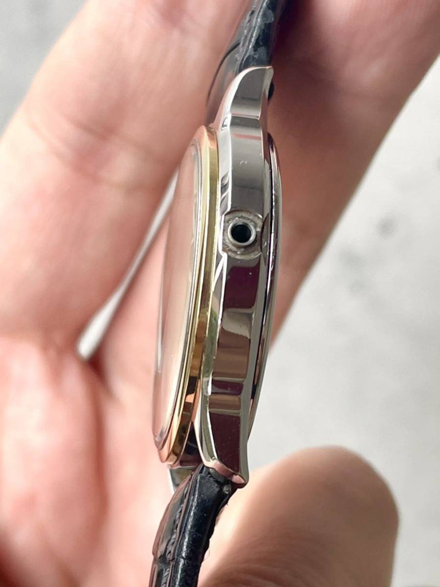 1円スタート！レア◇クレドール 18KTコンビ 8J81-7010 Credor Seiko