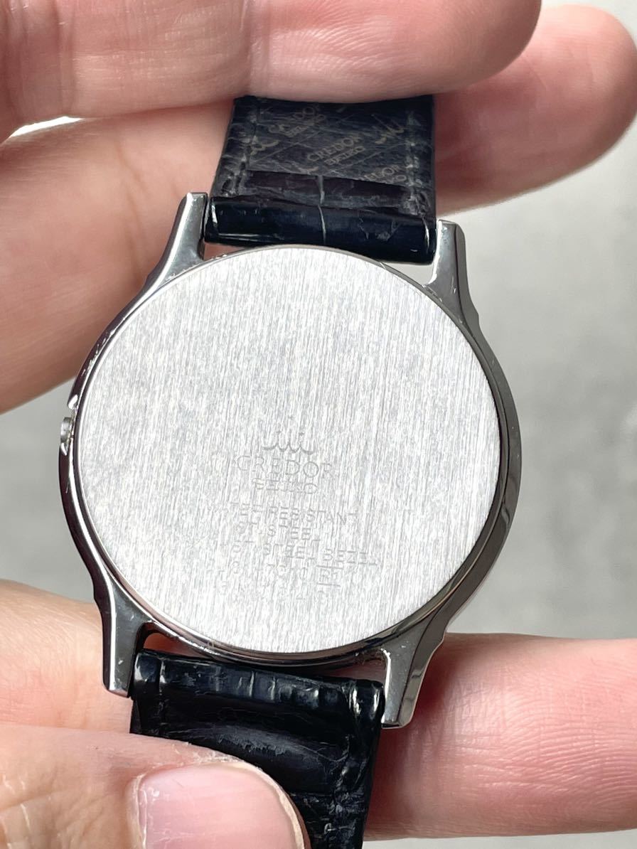 1円スタート！レア◇クレドール 18KTコンビ 8J81-7010 Credor Seiko