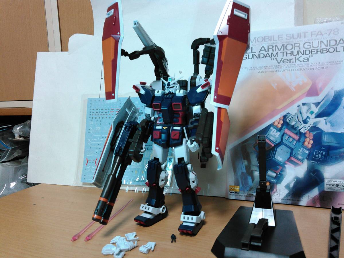 ジャンク品】MG Gアーマーガンダム他（FA-78-1 フルアーマーガンダム 1 