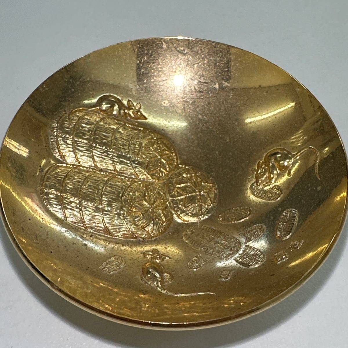 TF0315】金杯 メッキ製品 24KGP 14点 総重量:約670.5g 盃 記念品