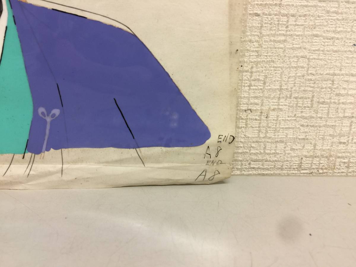 昭和レトロ セル画 一休さん 蜷川新右ヱ門 アニメ 当時物 A6.3