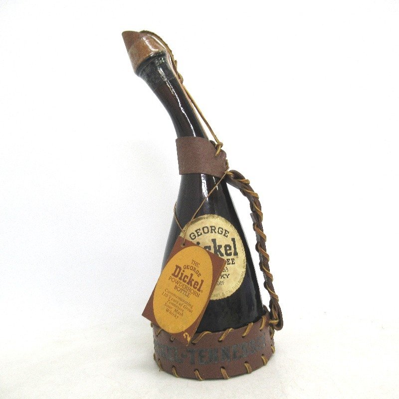 ウイスキー ジョージディッケル パウダーホーン 750ml 台座付