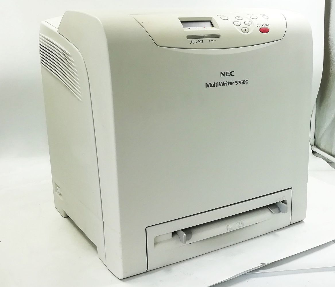 印刷枚数37430枚】NEC MultiWriter 5750C PR-L5750C A4 カラー