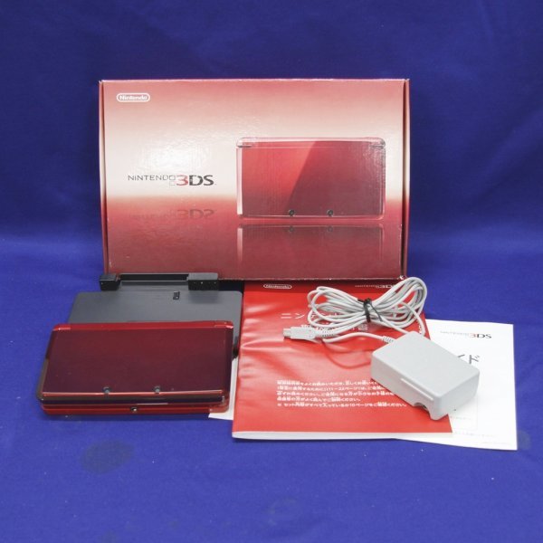 ニンテンドー 任天堂 NINTENDO 3DS本体 フレアレッド CTR-001 初期化