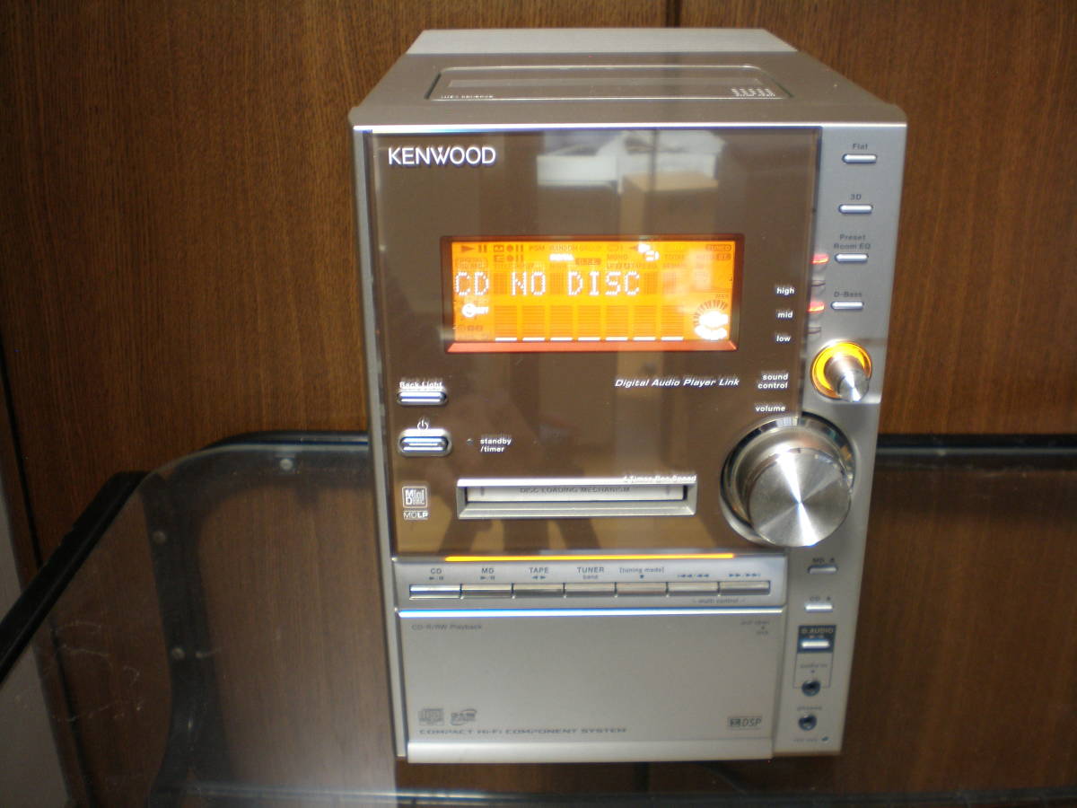 【良品】KENWOOD CD／MD／カセット／ラジオ／コンポ RXD-SV3MD 良品】KENWOOD CD／MD／カセット／ラジオ／コンポ RXD-SV3MD