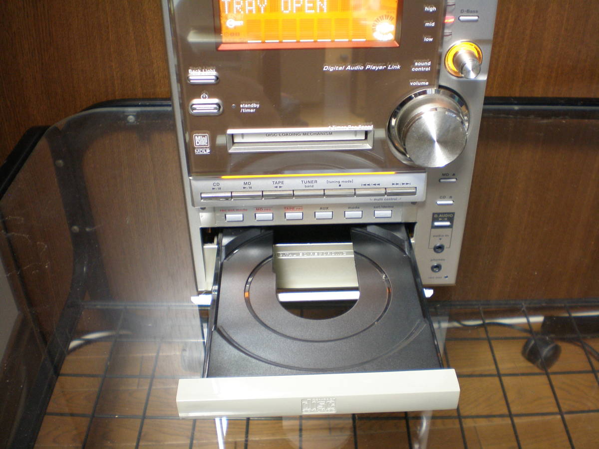 KENWOOD MD/CD/カセット/FM ミニコンポ RXD-SV3MD （本体のみ）