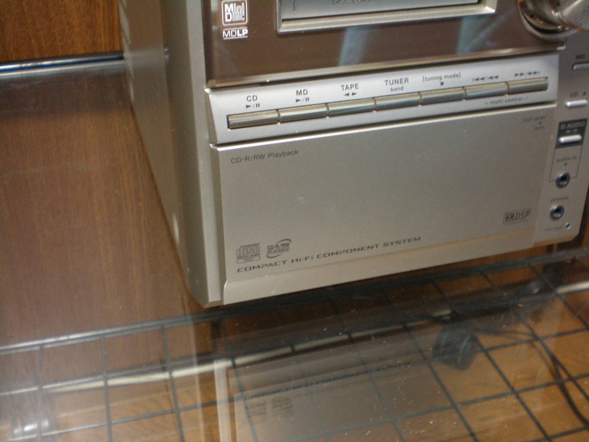 KENWOOD MD/CD/カセット/FM ミニコンポ RXD-SV3MD （本体のみ）