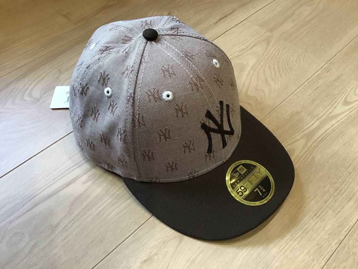 LP 59FIFTY MLB Jacquard ニューヨーク・ヤンキース ベージュ 