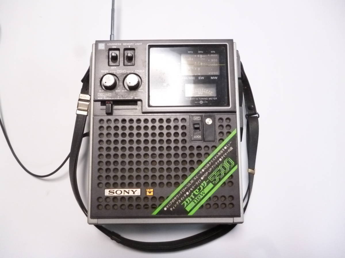 ICF-5500 SONY ソニー F⁄S | BCL ソニー3バンドラジオ ICF-5500F