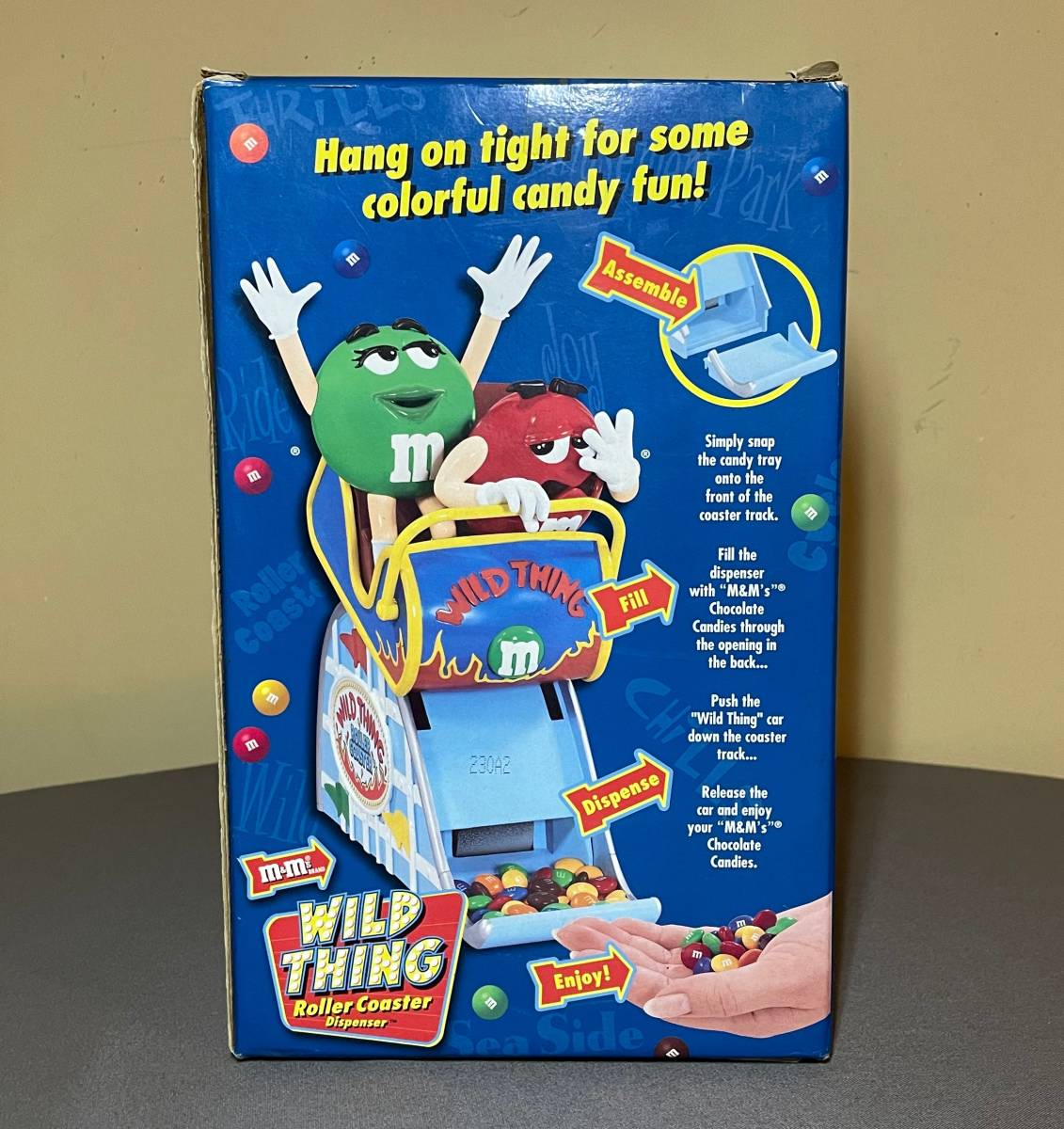 古いフィギュア☆m&m/エム&エムズ WILD THING ローラーコースター
