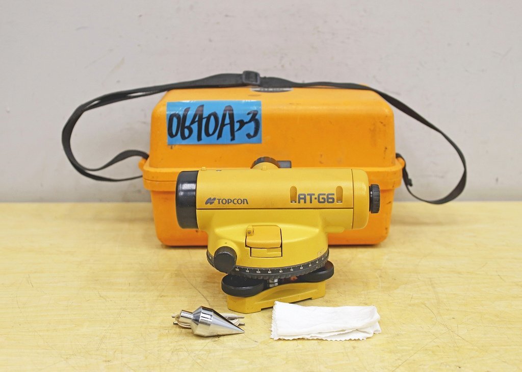 0640A23 TOPCON トプコン オートレベル AT-G6 自動レベル 測量機器 土木 建築