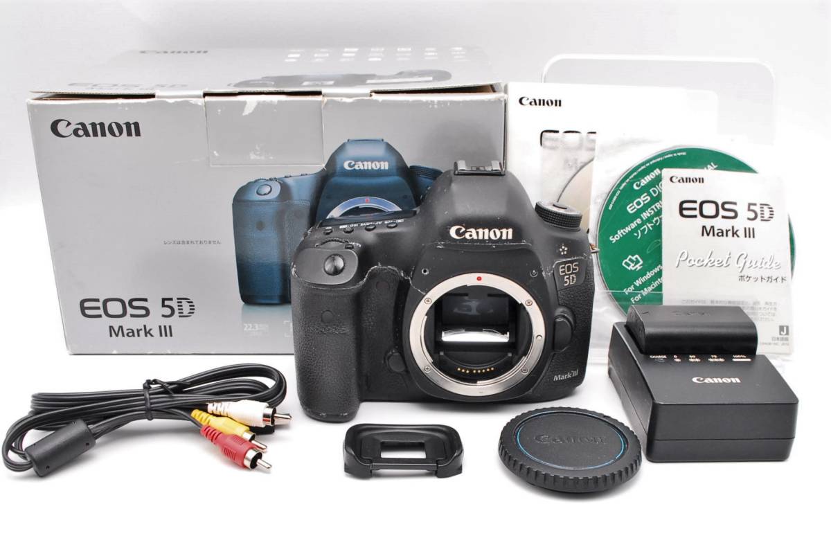 Canon EOS 5D Mark III キヤノン マーク 3 ボディ 元箱 一式 現役